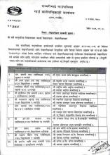 लेखा परिक्षण सम्बन्धी सूचना ।